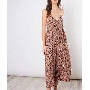 Mustard Seed leopard jumpsuit